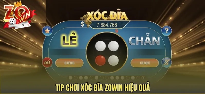 Luật Chơi Xóc Đĩa Zowin Cơ Bản Cho Tân Thủ